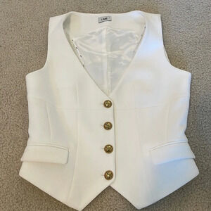 Lime Women's White Vest